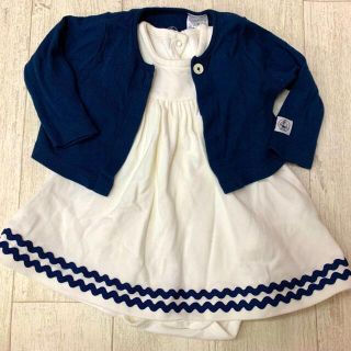 プチバトー(PETIT BATEAU)のプチバトー　ワンピース　６M 67(ワンピース)