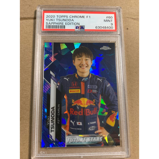 2020 topps chrome f1 角田　psa9 sapphire