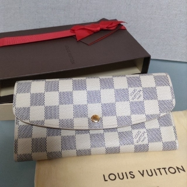 LOUIS VUITTON(ルイヴィトン)のLouis Vuitton ダミエアズール 長財布  エミリー レディースのファッション小物(財布)の商品写真