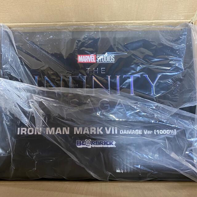 BE@RBRICK(ベアブリック)のBE@RBRICK IRON MAN MARK VII DAMAGE 1000％ エンタメ/ホビーのおもちゃ/ぬいぐるみ(キャラクターグッズ)の商品写真