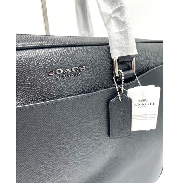 COACH(コーチ)の新品未使用⭐︎COACHコーチ　ビジネスバッグ　レザー　黒　人気♡ メンズのバッグ(ビジネスバッグ)の商品写真