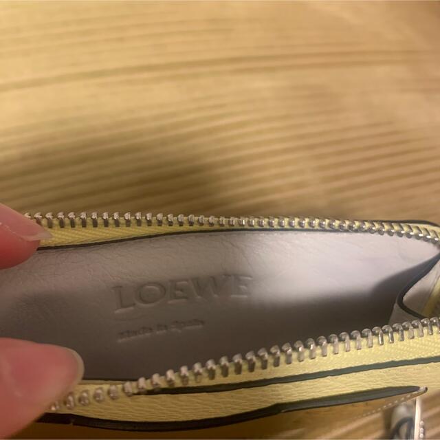 【人気商品】ロエベ　LOEWE カードホルダー　カードケース　財布　ペールライム