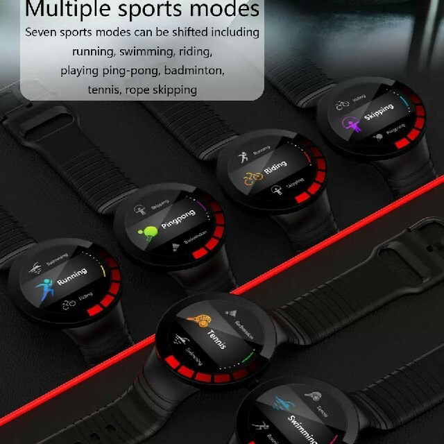 多機能 スマートウォッチ 腕時計 睡眠管理 ロードバイク マラソン スポーツ管理
