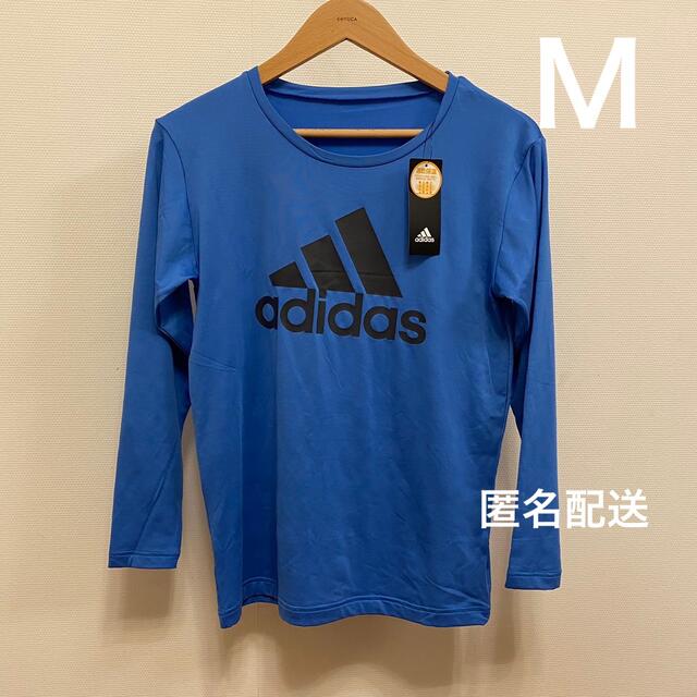 adidas(アディダス)の㉒アディダス グンゼ 速乾保温 クルーネックロングスリーブシャツ　M メンズのトップス(Tシャツ/カットソー(七分/長袖))の商品写真