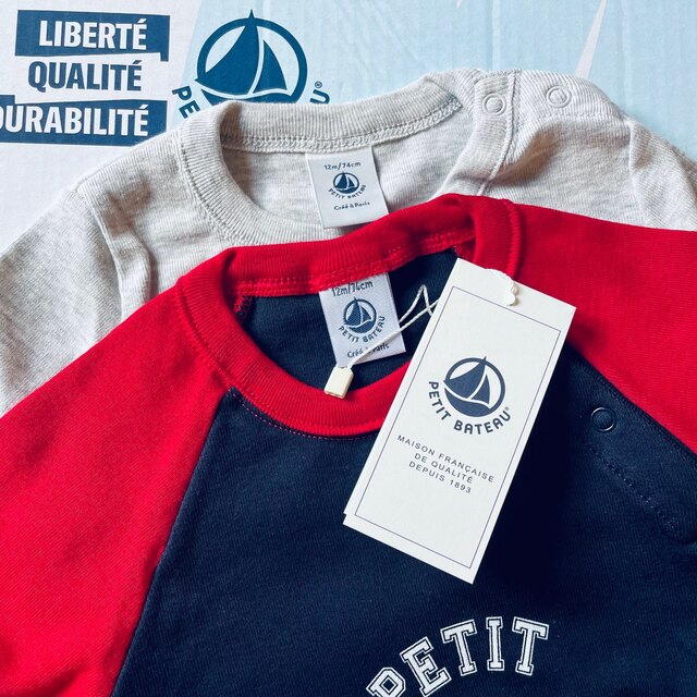 PETIT BATEAU(プチバトー)のすず様専用 キッズ/ベビー/マタニティのベビー服(~85cm)(ワンピース)の商品写真