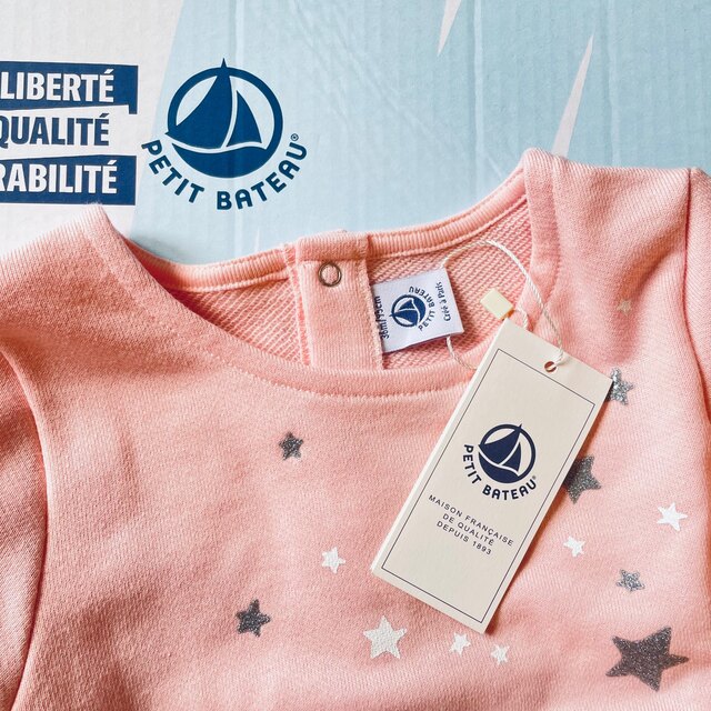 PETIT BATEAU(プチバトー)のすず様専用 キッズ/ベビー/マタニティのベビー服(~85cm)(ワンピース)の商品写真