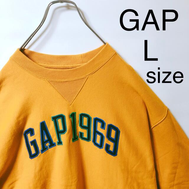 GAP(ギャップ)のGAP 1969 ギャップ スウェット トレーナー イエロー L メンズのトップス(スウェット)の商品写真