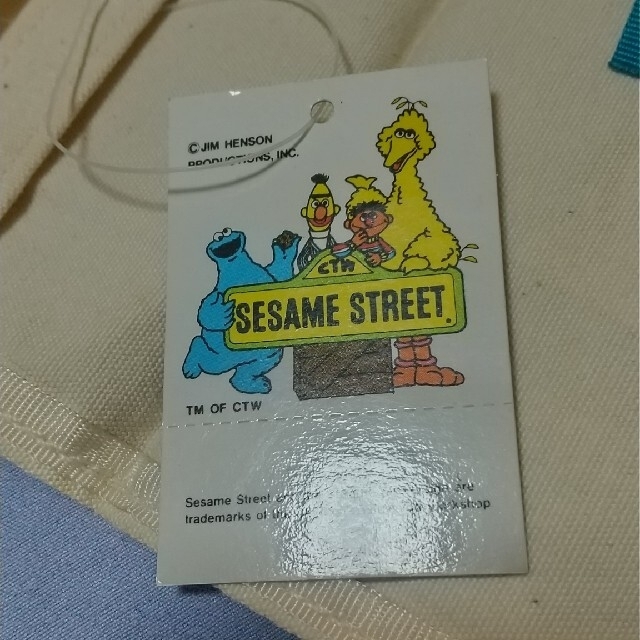 SESAME STREET(セサミストリート)の【新品未使用】クッキーモンスター ブックカバー インテリア/住まい/日用品の文房具(ファイル/バインダー)の商品写真