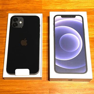 アイフォーン(iPhone)のiPhone12 64GB 新品　ブラック(スマートフォン本体)