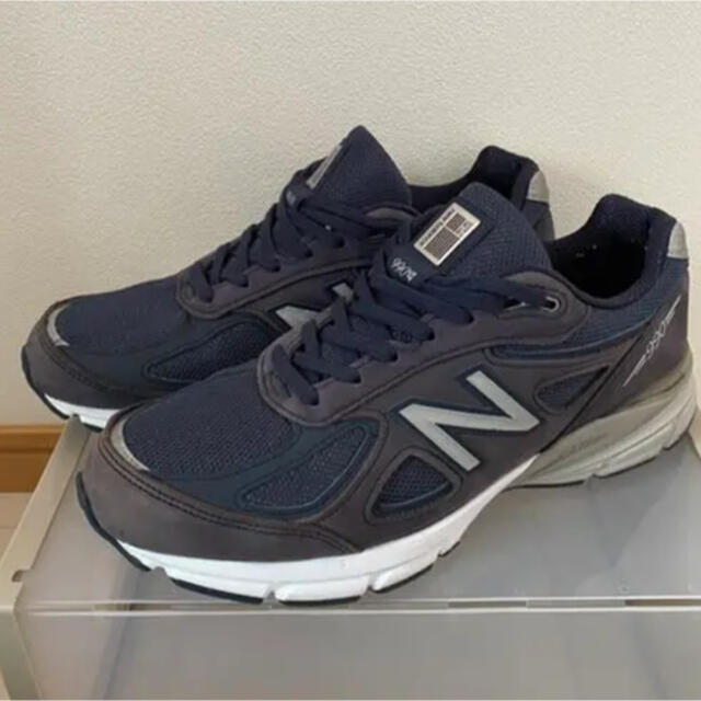 New Balance(ニューバランス)のニューバランス　990V4 ネイビー メンズの靴/シューズ(スニーカー)の商品写真