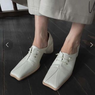 一度のみ使用 ameri vintage 2WAY SQUARE LOAFERS