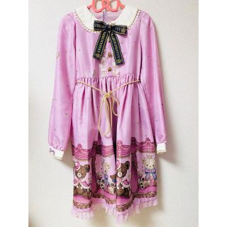 アンジェリックプリティー(Angelic Pretty)のAngelic Pretty dream bearワンピース ドリームベアー(ひざ丈ワンピース)