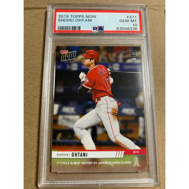 2019 topps now 大谷翔平　サイクル安打　psa10トレーディングカード