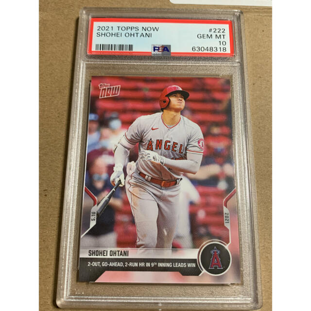 2021 topps now 大谷翔平 psa10 - シングルカード