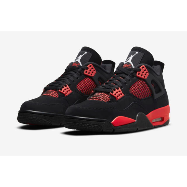 Nike air Jordan 4 Red Thunder Crimson