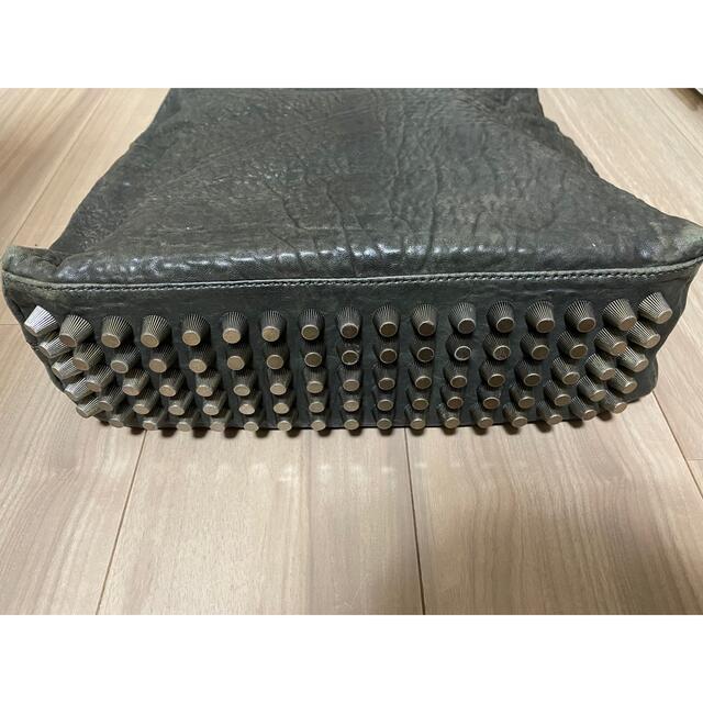 Alexander Wang(アレキサンダーワン)のAlexander Wang バッグ 黒 スタッズ シルバー 使用感あり レディースのバッグ(ハンドバッグ)の商品写真