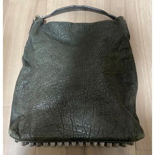 アレキサンダーワン(Alexander Wang)のAlexander Wang バッグ 黒 スタッズ シルバー 使用感あり(ハンドバッグ)