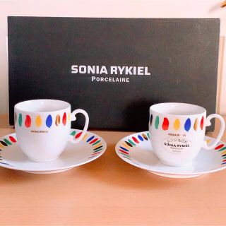 ソニアリキエル(SONIA RYKIEL)の【未使用】SONIA RYKIEL ソニアリキエル パレット カップ&ソーサー(グラス/カップ)