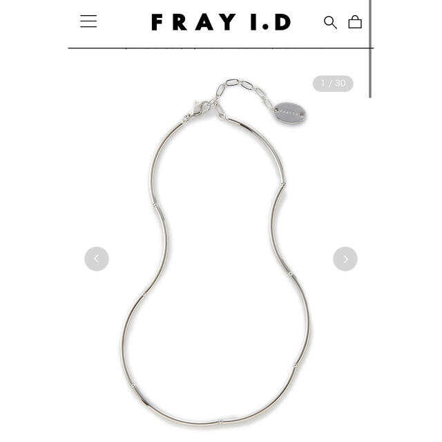 FRAY I.D(フレイアイディー)のFRAY I.D（フレイ アイディー）ウェービーチョーカー レディースのアクセサリー(ネックレス)の商品写真