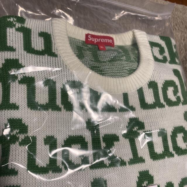 Supreme(シュプリーム)のSupreme fuck sweater XL メンズのトップス(ニット/セーター)の商品写真