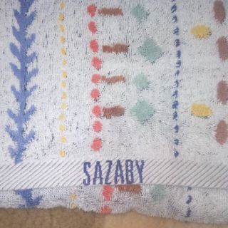 サザビー(SAZABY)のSAZABY　バスタオル　少し厚手大きめ(タオル/バス用品)