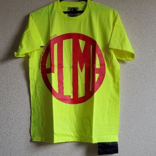 新品 PLMP MARK 3 ロゴ Tシャツ M イエロー 黄 赤 ネオンカラー(Tシャツ/カットソー(半袖/袖なし))