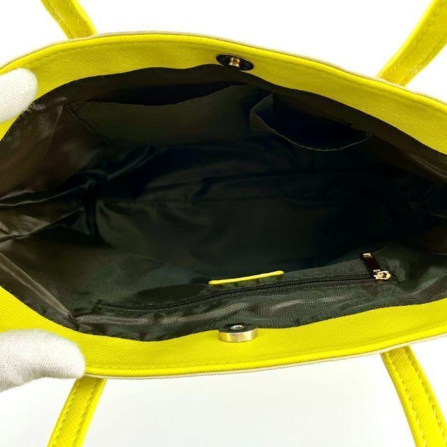 URBAN RESEARCH(アーバンリサーチ)の新品 アーバンリサーチ トートバッグ レディース ホワイト イエロー メンズ レディースのバッグ(トートバッグ)の商品写真