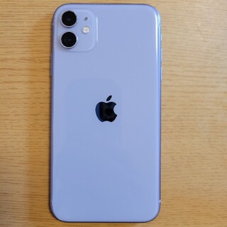 アイフォーン(iPhone)のiPhone 11 128GB パープル　箱付き　本体(スマートフォン本体)