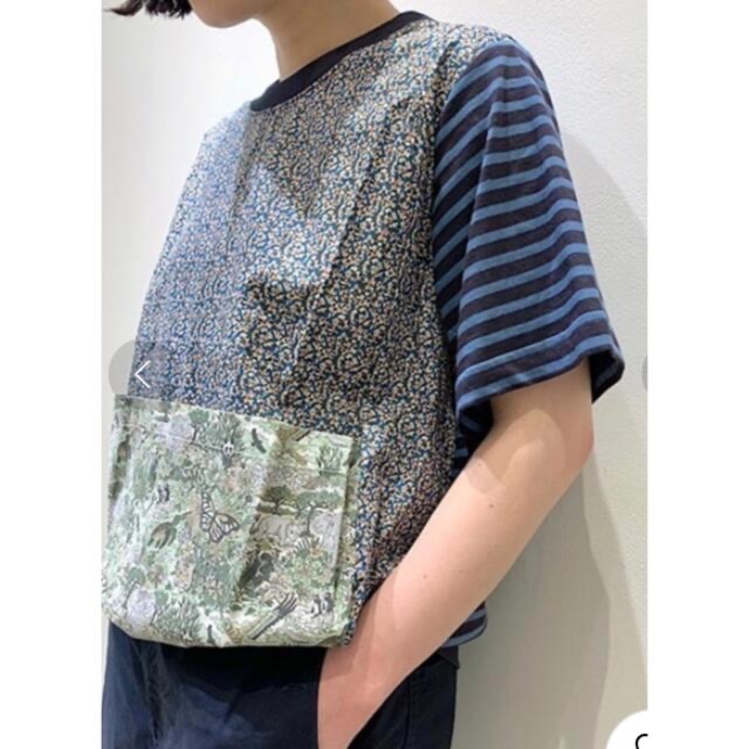 Ne-net(ネネット)のNe-net   MADE WITH LIBERTY FABRIC T レディースのトップス(Tシャツ(半袖/袖なし))の商品写真