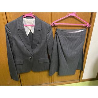アオヤマ(青山)のスカートスーツ　スーツセット　洋服の青山　ほぼ新品(スーツ)
