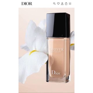 クリスチャンディオール(Christian Dior)の【美品♡】新 ディオールスキン フォーエヴァー フルイド グロウ 0N(ファンデーション)