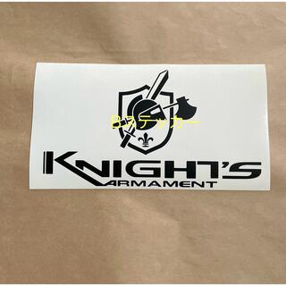 Knight's Armament ナイツ アーマメント ステッカー 黒マット(その他)