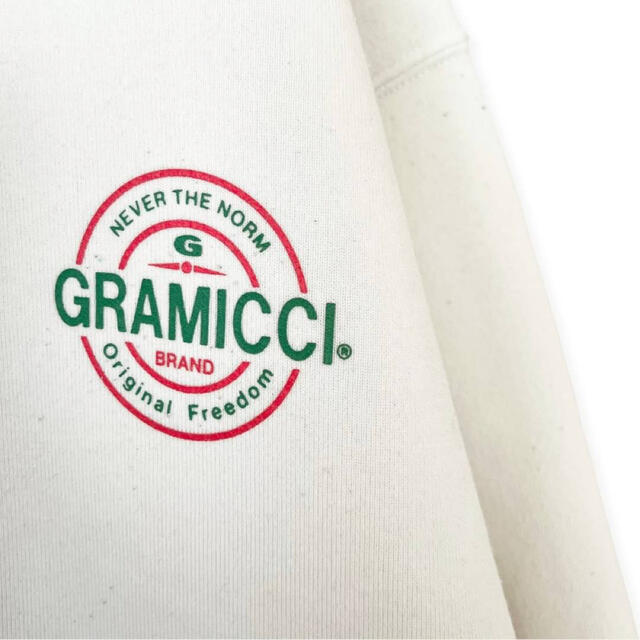 GRAMICCI(グラミチ)のGRAMICCI グラミチ トレーナー スウェット クルーネック 裏起毛プリント メンズのトップス(スウェット)の商品写真