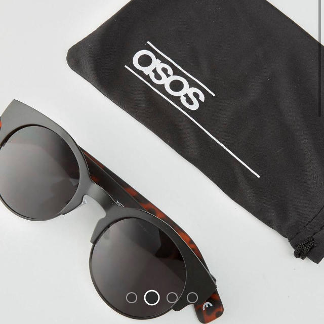 asos(エイソス)の日本未入荷 ASOS べっ甲柄サングラス メンズのファッション小物(サングラス/メガネ)の商品写真