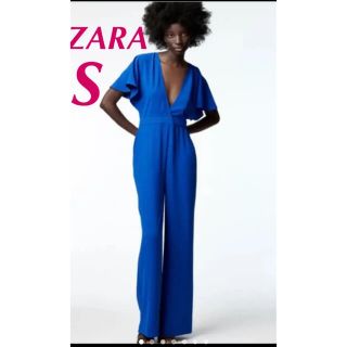 ザラ(ZARA)のお値下げしました❣️ZARAサテン風ロング丈ジャンプスーツ(オールインワン)