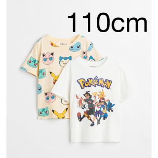 エイチアンドエム(H&M)のH&M プリントTシャツ　ポケモン　２枚セット(Tシャツ/カットソー)