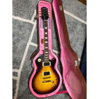 Epiphone   EPIPHONE 新ヘッド レスポール 虎杢 モデルの通販