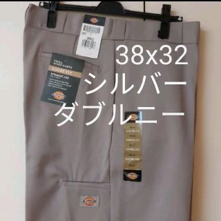 ディッキーズ(Dickies)の新品 38x32 SV ダブルニー ワークパンツ ディッキーズ シルバー(ワークパンツ/カーゴパンツ)