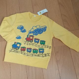 イオン(AEON)のぽんさんママ専用☆ 男の子 薄手 トロッコ列車トレーナー 95(Tシャツ/カットソー)