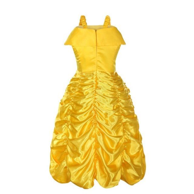 ゴールド プリンセス ドレス 豪華 コスプレ コスチューム 仮装 子ども 90