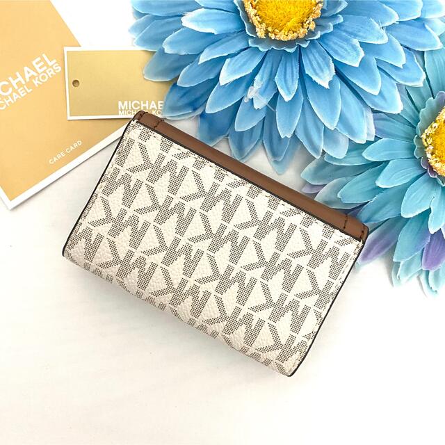 Michael Kors - 【新品】MICHAEL KORS ホワイト レザー シグネチャー