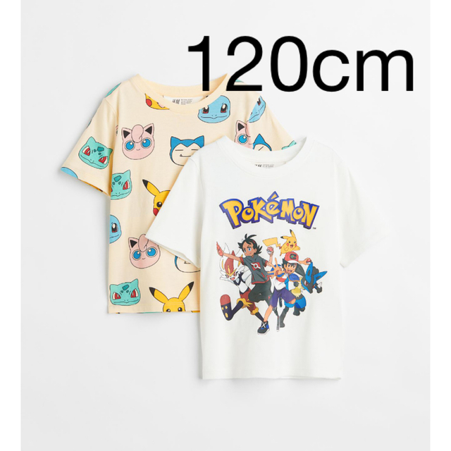 H&M(エイチアンドエム)のH&M ポケモンプリント　Ｔシャツ キッズ/ベビー/マタニティのキッズ服男の子用(90cm~)(Tシャツ/カットソー)の商品写真