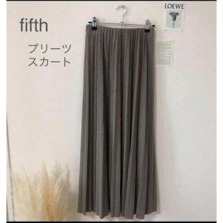 フィフス(fifth)のfifthのプリーツスカート(ロングスカート)