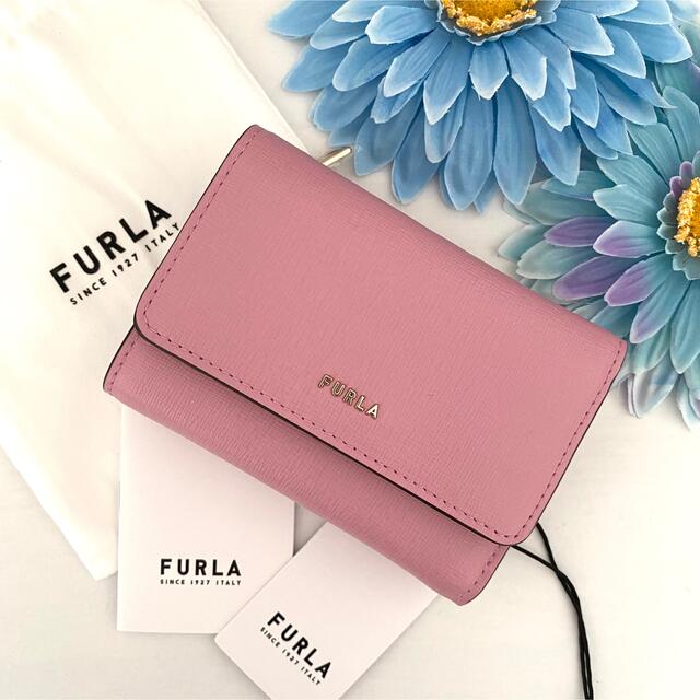 【新品】FURLA フルラ ピンク レザー 折り財布