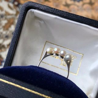 ミキモト(MIKIMOTO)のアンティーク MIKIMOTO ミキモト リング  銀製品(リング(指輪))