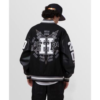 即完売品】HUF X FTP VARSITY JACKETの通販 by 楽｜ラクマ