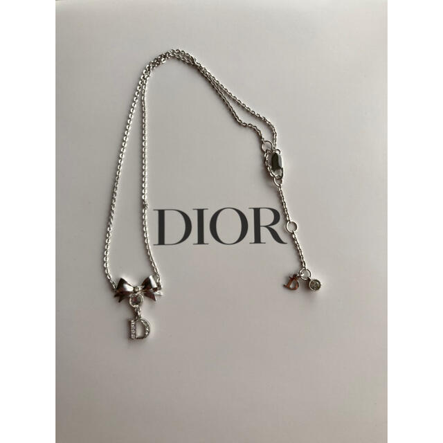 Christian Dior(クリスチャンディオール)のChristian Dior ネックレス　リボン レディースのアクセサリー(ネックレス)の商品写真