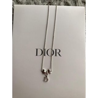 クリスチャンディオール(Christian Dior)のChristian Dior ネックレス　リボン(ネックレス)