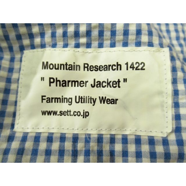 MOUNTAIN RESEARCH(マウンテンリサーチ)の専用　マウンテンリサーチ Pharmer jacket ジャケット M メンズのジャケット/アウター(カバーオール)の商品写真