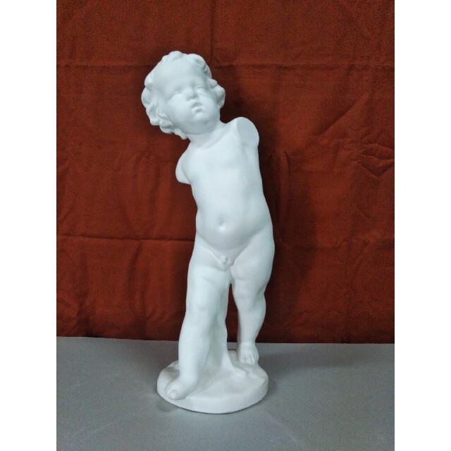 石膏像  小児立像彫刻/オブジェ